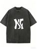 Women's Slouchy Casual T-Shirt, Aged Washed Fabric Summer Must-Have_ecoleips.com
