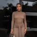 Women's Fashion Sexy Long Sleeve Streamer Maxi Dress Ruched Slim Fit Dress_ecoleips.com