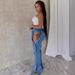 Women's High-Waist Button-Fly Jeans | Streetwear Denim Pants | Comfortable & Stylish | Plus Size Available_ecoleips.com