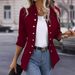 Winter Fashion Women's Double Breasted Cardigan Coat Solid Color Stand Collar Wish Bestseller Outerwear_ecoleips.com
