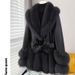New Winter Fur Coat Fox Fur Fashion Coat Women's Thickened Medium And Long Young Fluff_ecoleips.com