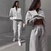Women's Thickened Hoodie & Jogger Set - Casual Long-Sleeve Lounge Wear, Versatile Two-Piece Outfit For Spring & Fall_ecoleips.com