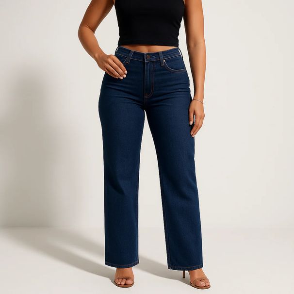 Women’s Vintage Jeans – High Stretch Straight Leg Denim Pants (Dark Blue/Light Blue/Black, Sizes XS-3XL, Mid-Rise Comfort Fit)_ecoleips.com