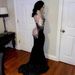 Women’s Clothing Elastic Velvet Fabric, Rhinestone, Sequin, Tassel, Sexy And Figure-hugging Custom Performance Costume Evening Dress_ecoleips.com