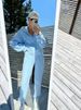 Women's Clothing Suit High Grade Zipper Solid Color Long Sleeve Hooded Sweater High Waist Straight Sports Casual Pants Women_ecoleips.com