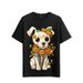 Women's T-Shirts Tshirt Muscle Freaks Skull Dog Style Day Of The Dead_ecoleips.com