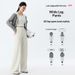 Air Layer Straight Wide-Leg Pants For Women, Autumn And Winter New Simple Fashion Drawstring Versatile Casual Sports_ecoleips.com