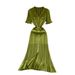 Elegant Fishtail Sweater Dress American Style Long Slim Fit Knitted Women's Clothing High Quality_ecoleips.com