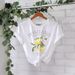 Women's Clothing Pure Cotton T Shirt Summer Short Sleeved Round Neck Pattern Printed T Shirt_ecoleips.com