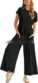 Elegant Women's Patchwork Cotton Harem Pants British Style Mid Waist Casual Fashion Spring Summer_ecoleips.com