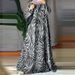 In Stock Cross-Border New Printed Middle Eastern Muslim Malay Full Sleeve Round Neck Robe Long Dress Factory Wholesale_ecoleips.com