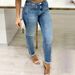 Slim Fit Jeans With Button Down Leg Opening Versatile Casual Fashion Cotton Denim Jeans For Spring/Autumn_ecoleips.com