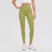 Caijue High-Waisted Lycra Brushed Yoga Pants For Women Nude Feel Sports Running Fitness Clothing Similar To Lulu_ecoleips.com