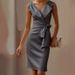 2026 Cross-Border European And American Women's Fashion Independent Station Bow Decoration Short Tank Dress_ecoleips.com