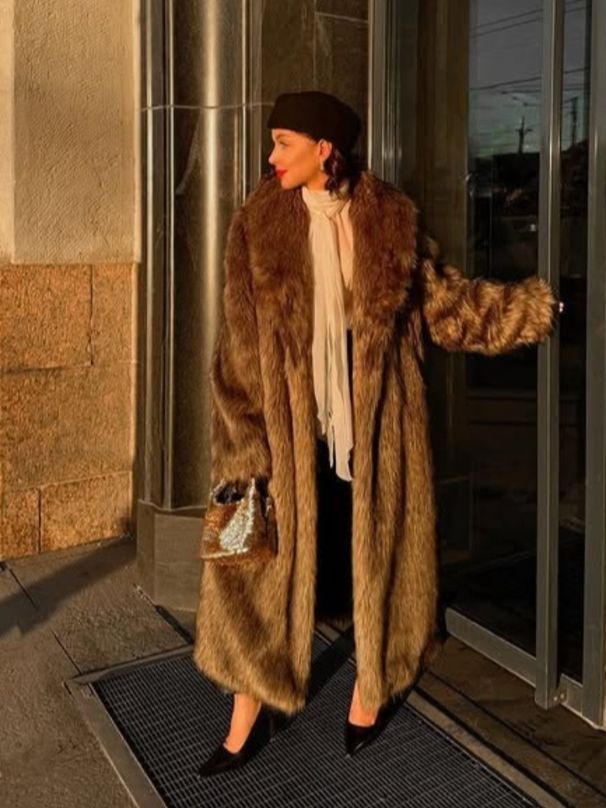 K New Fur Coat With Thickened Insulation And Extended Length_ecoleips.com