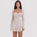 Women's Strapless Backless Dress Spring Flared Sleeves French Mini Skirt Sexy Style_ecoleips.com