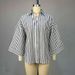 Women's Loose Fit Striped Collar Shirt Top - Sweet & Fashionable Casual Blouse For Autumn_ecoleips.com