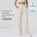 Evrlue's New Double 6 Zero Feel Waist Cinching Drawstring Wide Leg Pants, Large Pockets, Versatile Fitness And Sports Pants For Women_ecoleips.com