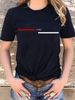 Casual White Patterned T-shirt Print, Short Sleeved Round Neck 100% Cotton T-shirt Top-10_ecoleips.com