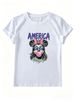 Teen Girls Y2K Coquette Graphic T Shirt Retro Vintage Cartoon Print Short Sleeve Crew Neck Summer Streetwear Tee For Young Women_ecoleips.com