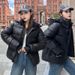 Women's Clothing Unisex Thermal Heated Short Puffer Jacket With 3D Pattern, Thickened Winter Coat For Extreme Cold Weather (Black, S/M/L/XL)_ecoleips.com