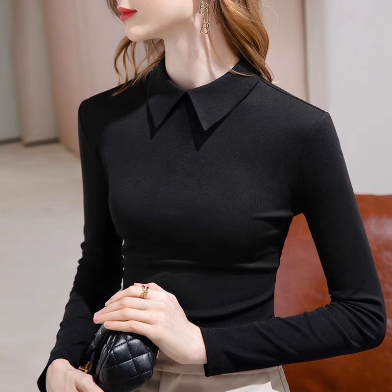 Black, Slimming Design; Imported From Europe With A Stylish "Hong Kong" Vibe That Makes You Look Younger. This Long-Slee_ecoleips.com