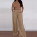 Elegant High Waist Straight Leg Trousers For Women Versatile Wide Leg Formal Bottoms England Style Fashion Spring/Autumn Summer_ecoleips.com