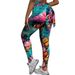 Women's Clothing Butterfly Print Yoga Hip Lifting Leggings Large Size Nightclub Bow_ecoleips.com