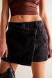 Slimming Sexy Irregular Denim Mini Skirt High End Casual With Built-In Safety Shorts Women's Bottoms_ecoleips.com