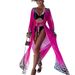 Women's Clothing Floral Chiffon Beach Cover-Up – Lightweight Wrap Kimono For Swimsuits & Vacations"_ecoleips.com