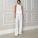 Women's Sleeveless Top And Wide-Leg Pants Set - Casual Two-Piece Outfit In Soft Breathable Fabric Breathable Summer Fabric_ecoleips.com