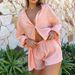 Women's Clothing sexy two-piece suit for women beach sunscreen shirt shorts suit_ecoleips.com