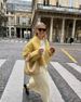 Women's Winter Plaid Cotton Coat With Single Button Closure Loose Fit Long Sleeve Round Neck Tunic Jacket Streetwear Fashion Outerwear_ecoleips.com
