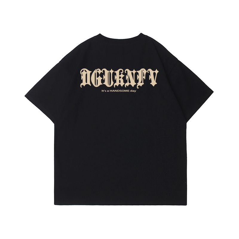 women's High-quality Round-neck Pullover Short-sleeved T-shirt_ecoleips.com