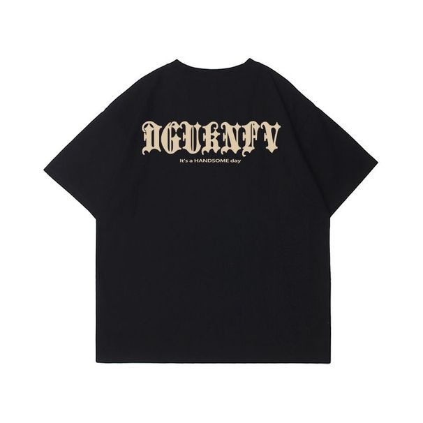 women's High-quality Round-neck Pullover Short-sleeved T-shirt_ecoleips.com