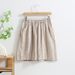 Retro Jacquard Pajama Shorts For Ladies Thin Yarn-Dyed Cotton And Linen Double Side Pockets Homewear Short Pants_ecoleips.com