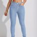 K Fashionable European And American Style New Tight Elastic Cropped Jeans_ecoleips.com