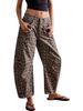 Effortless Americana Style Leopard Print High Waist Straight Leg Jeans 2K High Street Style Women's Clothing Autumn New Fashion_ecoleips.com