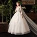New Women's Clothing Elegant Princess Wedding Dress For Women Long Sleeved Simple Slimming High End Light Dreamy Gown_ecoleips.com