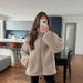 Women's High-Neck Fleece Coat – Cozy Oversized Teddy Jacket For Fall & Winter, Minimalist Street Style_ecoleips.com