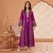 Middle Eastern Women's Muslin Dress Dubai Robe Abaya Arabian Attire Malaysian Women's Clothing Polyester_ecoleips.com