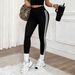 Women's Clothing High-Waisted Slim-Fitting Yoga Pants Skin-Friendly Bare Skin Feel High Elasticity European And American Style Sports Outdoor Fabric_ecoleips.com