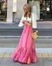New European And American Cross-Border Skirts 2023 Bohemian Resort Style Printed Flared Skirt For Women_ecoleips.com