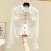French-style High-end Chic Shirt, 2021 Early Autumn New Women's European-style Shirt With Unique Design_ecoleips.com