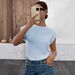 Summer 2026 Fashion And Casual Round-Neck Sleeveless Cutout T-Shirt Women's Wear_ecoleips.com