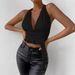 Aria Basics Aria Basics 2025 European And American Style Tank Cross-Border Hot Summer Sexy Crop Camisole Inner Women Outer Wear Top_ecoleips.com
