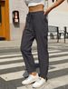 Suitable For All Seasons 2025 Women's New Casual Cotton Linen Slim Drawstring Elastic Waist Pants_ecoleips.com