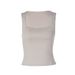 European And American Hot-Selling Women's 2025 Autumn New Fashion Sexy Slim Fit Solid Color Square Neck Tank Top For_ecoleips.com