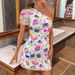 Sexy Backless Floral Sequin Mini Dress - Off-Shoulder Bubble Sleeve Bodycon Party Dress For Women_ecoleips.com