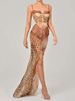 Blifanbo Sexy Leopard Print Lace Split Maxi Dress Women Gown Elegant Sleeveless Patchwork Chiffon Backless Beach Evening Dress_ecoleips.com